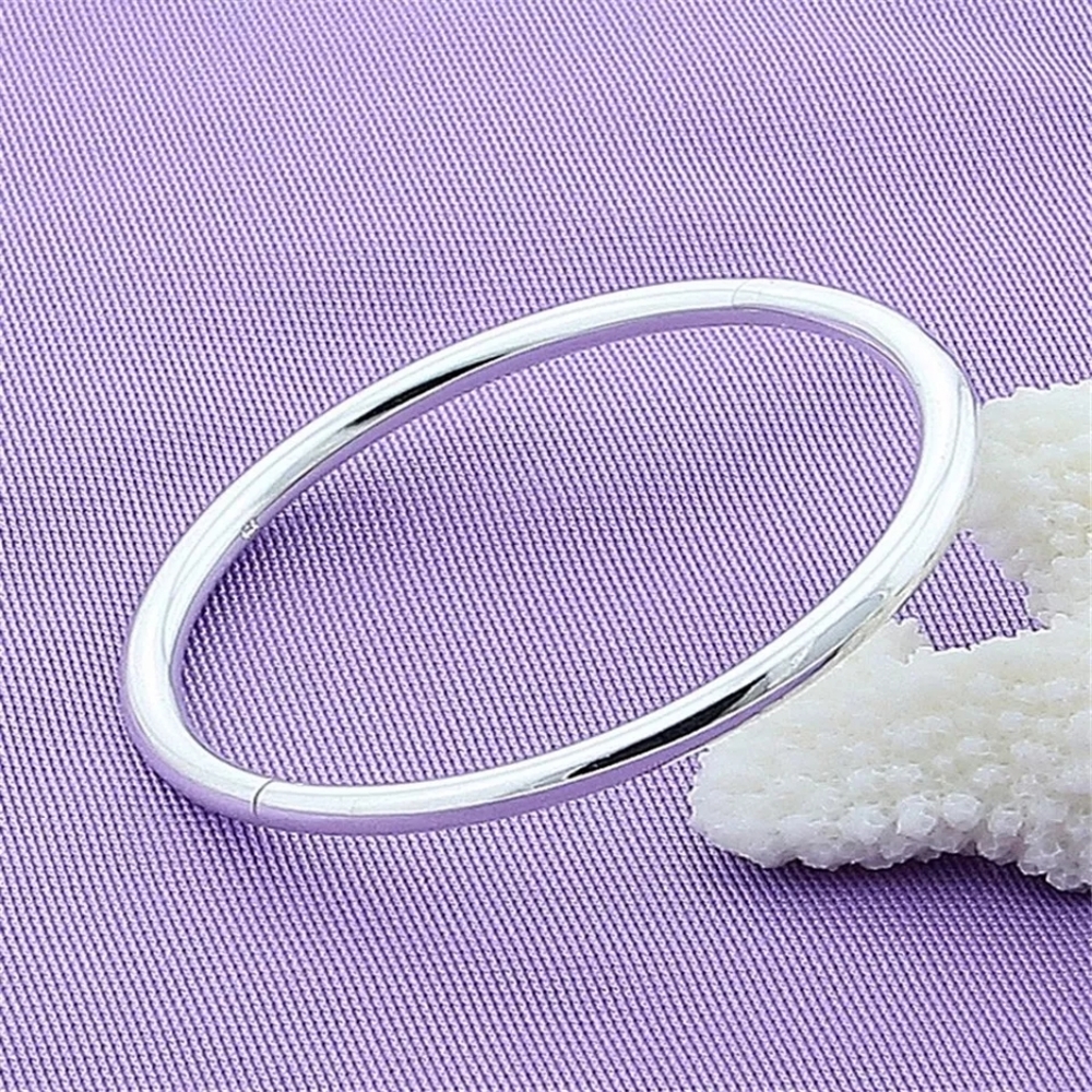 NEW Hinged Bangle Bracelet ☆ 925 Sterling Silver - Picture 14 of 16